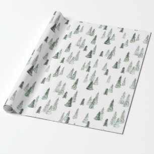 Regalo Papel de envolver de bosques de invierno