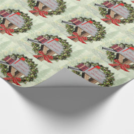 Regalo Papel de envolver de buzón de correo de felicitaci