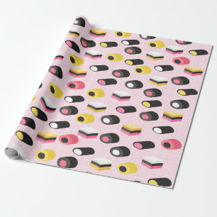 Regalo Papel de envolver de caramelo de licorice
