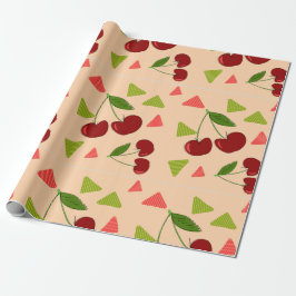 Regalo Papel de envolver de cereza