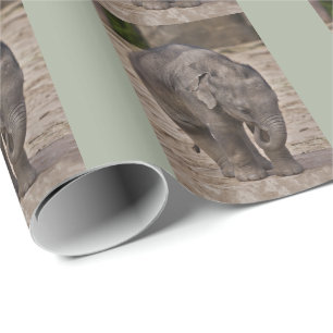 Regalo Papel de envolver de elefante bebé