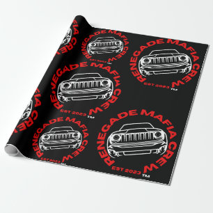 Regalo Papel de envolver de equipo de mafia renegada