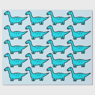 Regalo Papel de envolver de Herbert Dinosaurio 