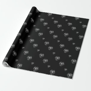 Regalo Papel de envolver de las campanas plateadas