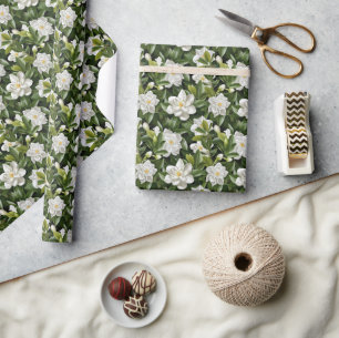Regalo Papel de envolver de las flores de Gardenia