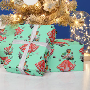 Regalo Papel de envolver de las viticulentas Navidades de