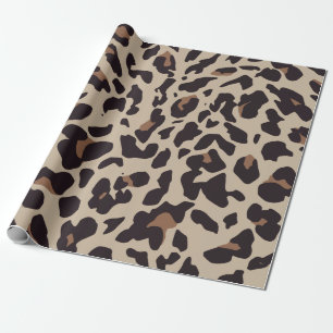 Regalo Papel de envolver de leopardo marrón