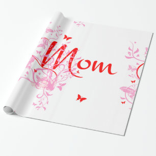Regalo Papel de envolver de mamá floral