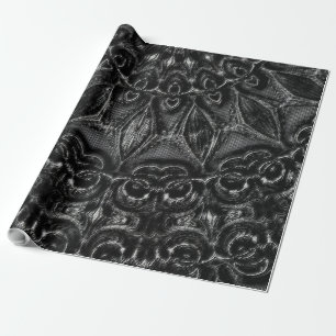Regalo Papel de envolver de Mandala en carbón vegetal