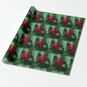Regalo Papel de envolver de morrón rojo