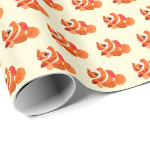 Regalo Papel de envolver de peces dorados