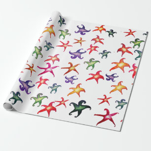 Regalo Papel de envolver de pez estrella