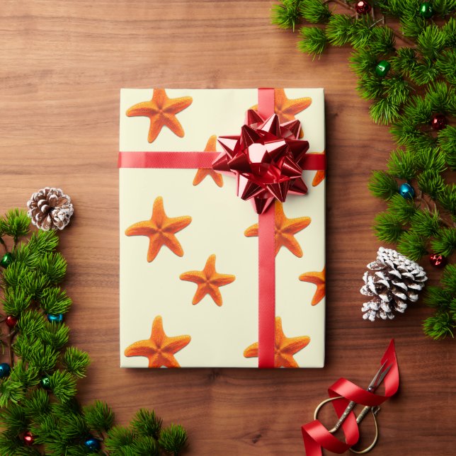 Regalo Papel de envolver de pez estrella (Regalo de vacaciones)