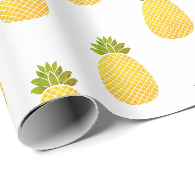 Regalo Papel de envolver de piña (Esquina del rollo)