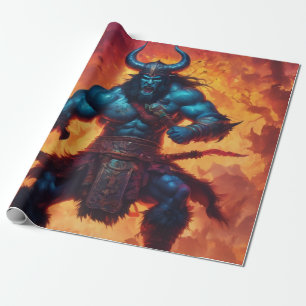 Regalo Papel de envolver de rey barbadense