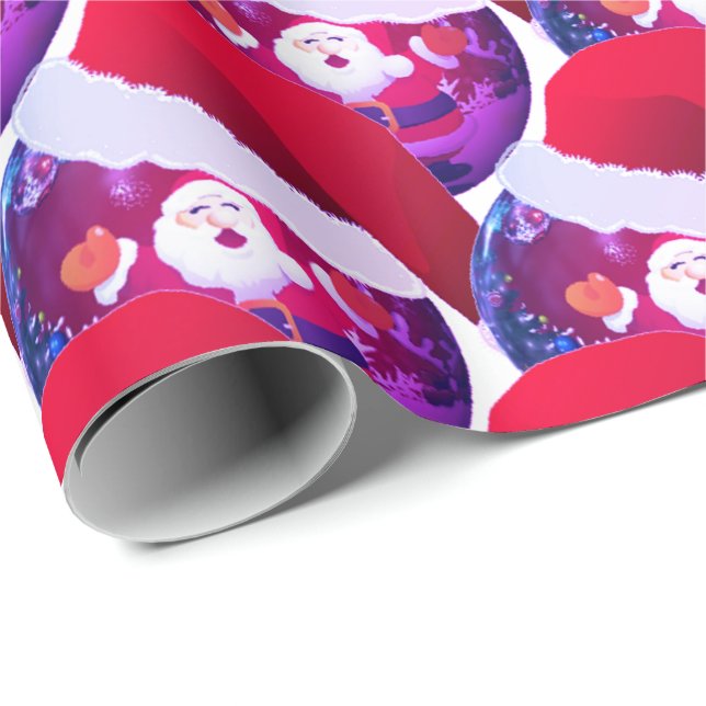 Regalo Papel de envolver de Santa (Esquina del rollo)
