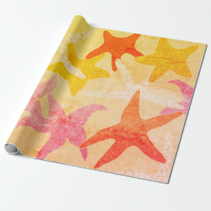 Regalo Papel de envolver de Starfish de Baile Vintage