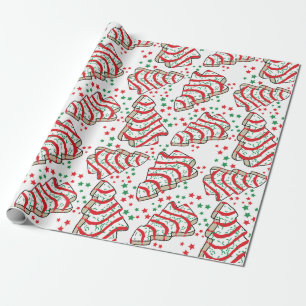 Regalo Papel de envolver de tarta de árbol de Navidad