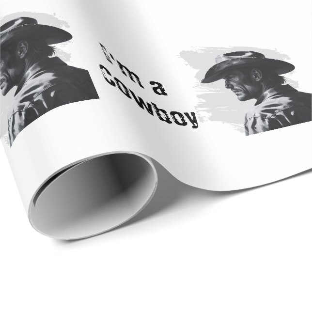 Regalo Papel de envolver de vacas occidentales | Regalos  (Esquina del rollo)