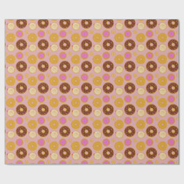 Regalo Papel de envolver Donuts Dulces