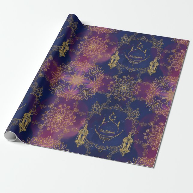Regalo Papel de envolver Eid (Desenrollado)