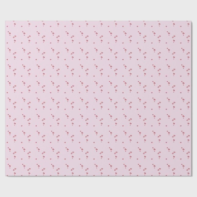 Regalo Papel de envolver el corazón (Superficie plana)