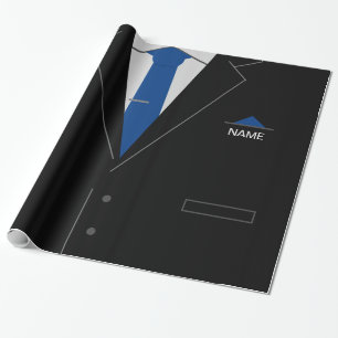 Regalo Papel de envolver empresarial con nombre personali