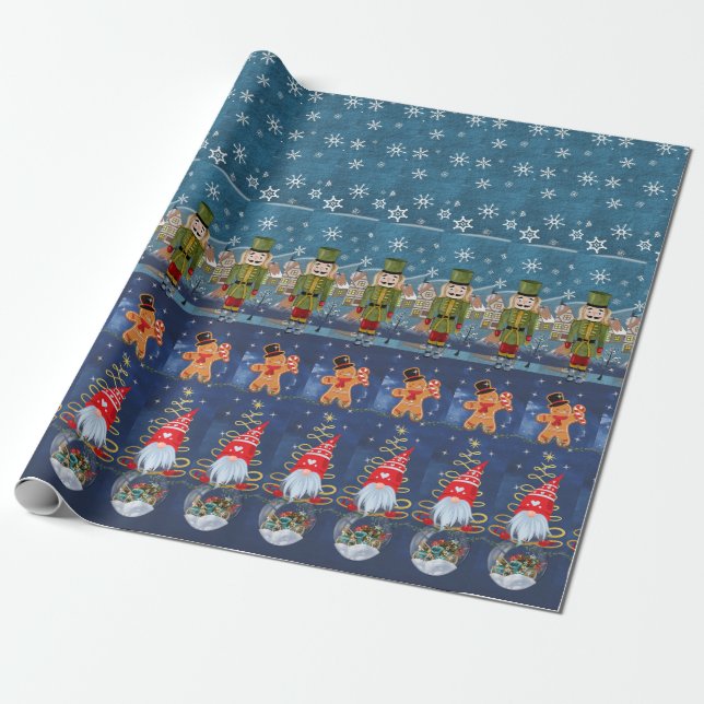 Regalo Papel de envolver floral (Desenrollado)