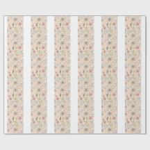 Papel de envolver floral boho Patrón-estética lind