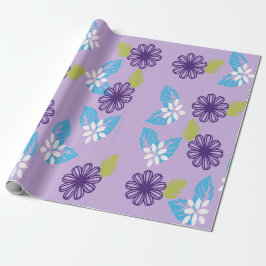 Regalo Papel de envolver floral de color atractivo
