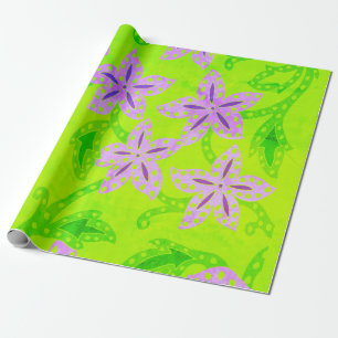 Regalo Papel de envolver floral de la jungla