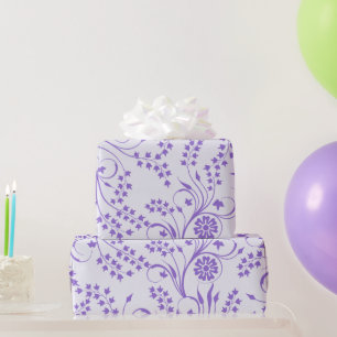 Regalo Papel de envolver floral de lavanda