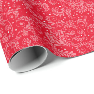 Regalo Papel de envolver floral elegante (color personali
