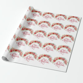 Regalo Papel de envolver floral feliz Eid Al-Fitr Mubarak