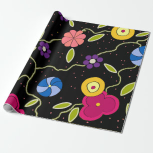 Regalo Papel de envolver floral moderno