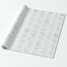 Papel de envolver floral pastel