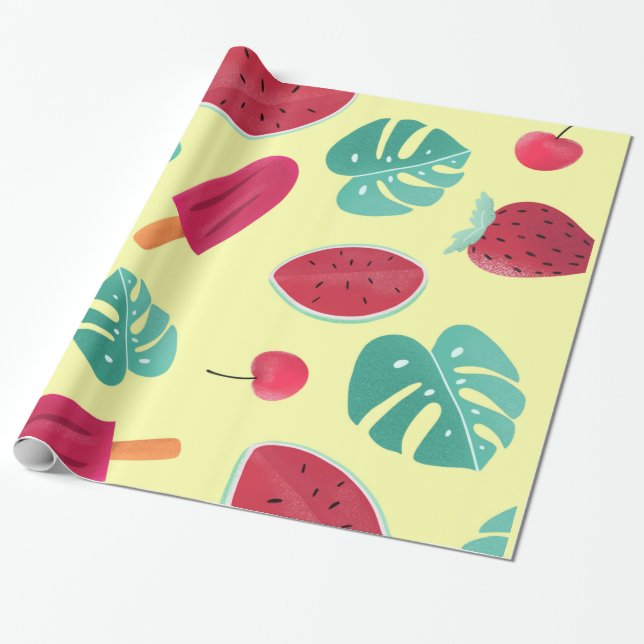 Regalo Papel de envolver Fruitsicle (Desenrollado)