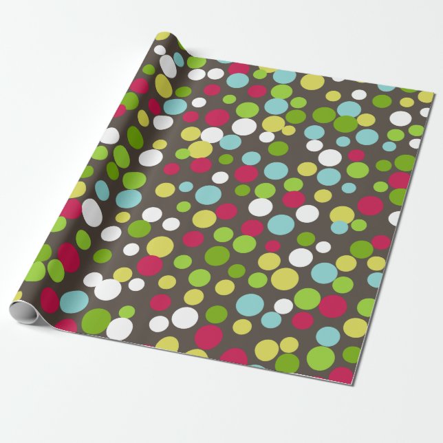 Regalo Papel de envolver Fun Dots (Desenrollado)