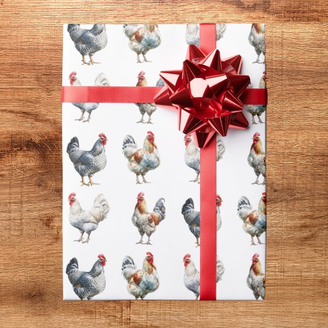 Regalo Papel de envolver gallina (Subido por el creador)