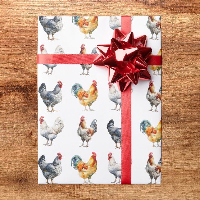 Regalo Papel de envolver gallina (Subido por el creador)