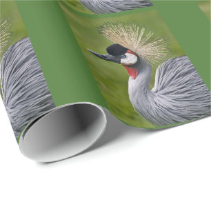 Regalo Papel de envolver grulla coronada