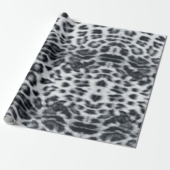 Regalo Papel de envolver leopardo (Desenrollado)