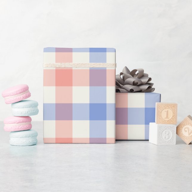 Regalo Papel de envolver Liberty Gingham (Baby Shower)