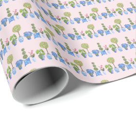 Regalo Papel de envolver macetas (sobre rosa)