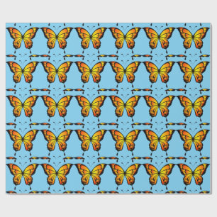 Regalo Papel de envolver mariposa monarca