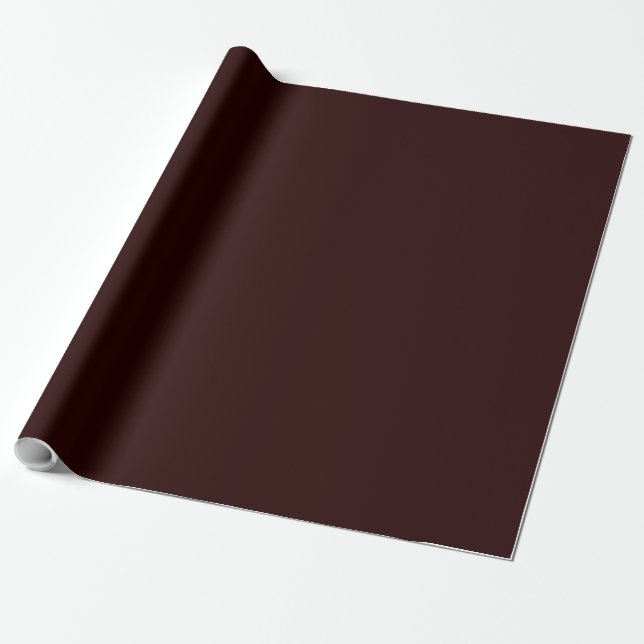 Regalo Papel de envolver marrón rojizo (Desenrollado)
