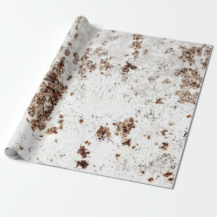 Regalo papel de envolver metalizado oxidado pintado