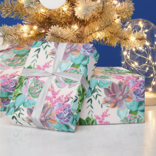 Regalo Papel de envolver moderno y elegante con estilo fl