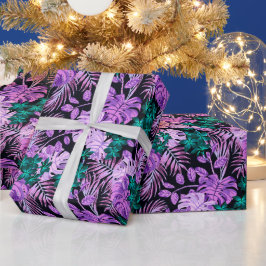 Regalo Papel de envolver moderno y elegante con estilo fl