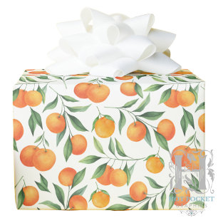 Regalo Papel de envolver naranjas